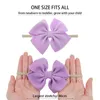 verjaardag lint 2 stks/set brede nylon hoofdband en regenboog zonnebrillen set kinderen bowknot hoofddekselset nylon tulband schattige zonnebrillen accessoires