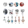 Haute qualité en argent sterling Pandora Charm tortue de mer perles pendentif océan coquille creuse capteur de rêves Damo perles accessoires collier de mode