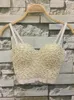 Damestanks p59 High-end handgemaakte parels juweel diamant bralet dames corset bustier bustier nachtclub feest bijgesneden tube tops