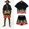 Tees Shorts Sports Suit Mens Flare Print T-Shirts Short Pants Tee Casual shirts Pant Sets