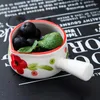 Dinnerware Sets Creative Japanese Ceramic Small Milk Pot Cup Household Mini Western /steak Sauce Boat Dish Eco Friendly