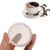 50pcs Solid Solidless Stoneless Aço reutilizável Filtro de tela de café lavável para cafeteira Filtros de filtro de cafeteira de cafeteria