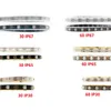 Remsor 5m WS2812B -lampor LED -strip WS2812 30 60 Individuellt adresserbar smart RGB svart vit PCB vattentät IP30/65/67 DC5VLED RANDSLED