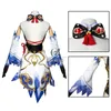 Anime -kostuums Rolecos Genshin Impact Ganyu Cosplay Comes Genshin Impact Cosplay komt Ganyu Come Women Dress Full Set Game Cosplay Z0301