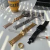 Bracelets en Acier Inoxydable Bande Love Chain Petits Encens Vent Bandes Bracelet Bracelet de Luxe pour Apple Watch 38/40/41mm 42/44/45/mm Bracelet pour iWatch Série 3 4 5 6 7 8