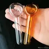 Hookahs Multicolor smoke pot glass bongs accessories Glass Smoking Pipes colorful mini multi-colors Hand Pipes Best Spoon glass Pipe