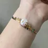 Bangle groothandel mode kostuum sieraden luxe natuurlijke barokke parelmeisje bedel armbanden armbanden voor vrouwen