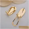 Other Taidian Sier Fingernail Earring Post For Native Women Beadswork Jewelry Finding Making 50 Pieces/Lot 328 Q2 Drop Delivery Find Dhqqk