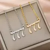 Engel nummer ketting ketting zirkoon hanger kettingen voor vrouwen verjaardag