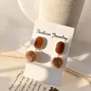 Backs oorbellen Koreaanse mode Temperament Winter Simple Small Exquise Hair Ball Clip op geen doorboorde niet -piercingoor voor vrouwen