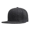 Kulkapslar man plus storlek monterad baseball cap stor storlek hip hop ull hatt tillbaka stängd stor storlek filt cap 56 cm 58 cm 60 cm 62 cm 64 cm 230306