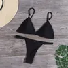 Offerta speciale costumi da bagno da donnaDonne sexy bikini solidi Due pezzi Reggiseno push up Bikini Set Costume da bagno a vita bassa Costumi da bagno Outlet di fabbrica 230306