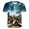 Herrar t shirts 2023 mode final fantasy 3d tryck t-shirt sommar cool man kvinna barn kort ärm streetwear toppar unisex kläder