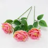 Kwiaty dekoracyjne 20pcs sztuczne liście róży DIY Faux Rośliny Fałszę zielonkier