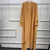 Etniska kläder som säljer Dubai Abaya Fashion Cardigan Muslim för kvinnor Modest Robe Turkiet Kaftan Ramadan Arabic Islamic Loose Dress