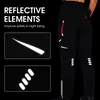 Cykelbyxor Spring Summer Mens Cycling Pants S4XL Size Breattable Perspirabla Reflective Bicycle Pants Long Sports Cykelbyxor Ciclismo 230306