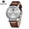 Wristwatches Fashion Military Men's Watch Mechanical Automatic Stainless Steel Case 30M Life Waterproof Sports Winding