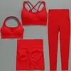 Outfits Yoga Seamless Yoga Set 2 zweiteilige Set Women Training Set weibliche Fitness Outfit