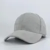 Bollkåpor unisex mjuk mocka baseball cap casual fast färg sport hatt ben snapback justerbara andningsbara pappa hattar för kvinnor och män