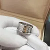 Buigari Spring for Man Designer Ring for Woman أعلى جودة المجوهرات فاخرة الأزياء الكلاسيكية هدية رائعة مع صندوق 013