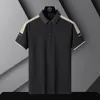 Herrpolos korea stil solid märke mode polo skjortor kort ärm mäns svarta vit sommar bomull andas andas ut tee överdimensionerad 4xl 230303