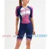 Ensembles de course Cyclisme Triathlon Trisuit Femmes Maillots de bain de cyclisme en plein air Roap Ciclismo Team Vtt Vêtements de vélo Vélo de route Manches courtes Course à pied