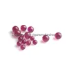 Rookpijpen Nieuw 6 mm 4 mm Ruby Ball Terp Pearl -kleur Veranderd rood Zwart Colorf Spinning Top Parels voor kwarts Banger Water Drop Deliv DHCPX