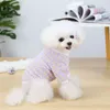 Dog Apparel Pet Clothes Spring Autumn Fashion Cat Shirt Small Cute Flower Coat Puppy Sweet Designer Pajamas Yorkshire Chihuahua Poodle