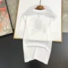 BBメンズプラスサイズTシャツTEESデザイナーシャツ胸レタープリントラウンドネック短袖Tシャツプルオーバー男性