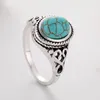 Cluster ringen Vintage antieke sieraden Fashion Natural Stone Bride's Wedding Engagement Ring For Women Party Gift