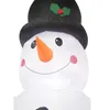 Dekoracje świąteczne 2.4M LED LED AIR BONDMAN Snowman z dmuchawą ogrodem Outdoor Els Decor Figur