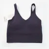 Luxury sports fitness LL yoga bra butter soft women crop vest beauty back shock move the mat can remove designer jogging popular elastic underwear