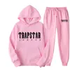 Erkeklerin Trailtsits Trapstar Trailsuit 2 adet Set Marka Unisex Hoodies Polar Sweatshirtpants Suit Hoodie Sportswear Jogging Setleri 230306