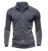 Sweats à capuche pour hommes Sweats à capuche pour hommes Sweats Hommes Couleur noir Cardigan à capuche à fermeture éclair Homme Slim Streetwear Designer Casual Sweat à capuche 230303