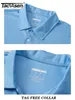 Herrpolos Tacvasen Summer Casual T-shirts Mens Kort ärm Polo Shirts Button Down Work Shirts Snabbt Dry Tee Sports Fishing Golf Pullover 230303