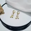 Brincos de argolas moda de peixe dourado personalidade penteado pendente de jóias de presente feminino