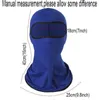 Máscara de motocicleta de ciclismo Capuz de esportes ao ar livre capa completa Balaclava Summer Sun Grotection Pesh Scraf Riding Capacete i0306