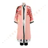 Costumes de anime Anime Bleach kyoraku shunsui cosplay vêm rosa quimono preto shinigami traje de roupa uniforme manta homens mil anosgueira Guerra Z0301