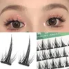 False wimpers zachte natuurlijke cluster wimper set taps toelopend einde individuele extensies diy 3d nep oog lash Koreaanse make -up voor vrouwen