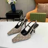 Top Design Dress Shoes Fashion Women Leather GGity High Heel Letter Logo Party Wedding Tourism Holiday Casual Flat Shoes 02-06