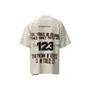 Herren T-Shirts Hohe Version RRR123 Matthew Viper Print Mesh Rot Damen Lose Kurzarm T230306