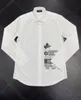 DSQ Phantom Kaplumbağa Gömlekleri Erkek Tasarımcı Gömlek Marka Giyim Erkekler Uzun Kollu Elbise Gömlek Hip Hop Stil Yüksek Kaliteli Pamuk 841764