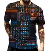 Men's T Shirts Circuit Board 3D Printed Shirt Men Women Summer Casual Electronic Chip Short Sleeve Harajuku Streetwear T-shirt