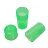 Accessoire de fumée de broyeurs de tabac en plastique de 46mm avec broyeur de bocal / conteneur broyeur d'herbes 2 couches cnc dents filtre net vaporisateur d'herbes sèches stylo accessoires pour fumer