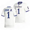 thr 2023 College Kansas Jayhawks Football Jersey Kwamie Lassiter Ii 1 Kenny Logan Jr. Devin Neal Jason Bean Luke Grimm Ethan Vasko Jalon Daniels Sam Burt Super Jerseys