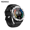 Yezhou2 Mens Bluetooth Sport Smart Watch 1,3-tums full pekskärm Rundtyp Metall Body Button Operation Steg Counting Heart Rate Health Monitoring Smartwatch