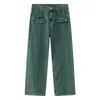 Männer Jeans IEFB Koreanische Mode Personalisierte Design 2023 Breite Bein Hosen Vintage Casual Einfarbig Männliche Hosen 9A5402 230306