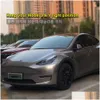 Electric Vehicle Accessories Model Y 3 Smart Dashboard Cluster Instrument LCD Digital Information Displayer för Tesla Modely/ Model3 Dhoue