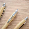 Retro Bamboo Ballpoint Pen Pen Student Turner Ballpoint Business Taxtures Pens Office School Security Logo Logo BH8405 TYJ