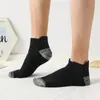 Men's Socks 6 Pairs Men Ankle Floor Sock Cotton Sports Mesh Casual Athletic Summer Thin Cut Short High Quality Sokken Size 38-48
